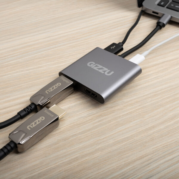 Gizzu 4-in-1 Type-C to Dual HDMI Hub - Syntech