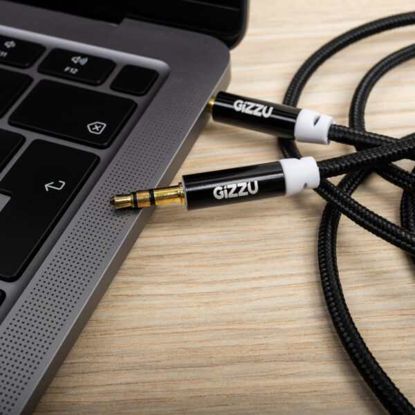 Gizzu 3.5mm AUX Cable 2m - Black - Syntech