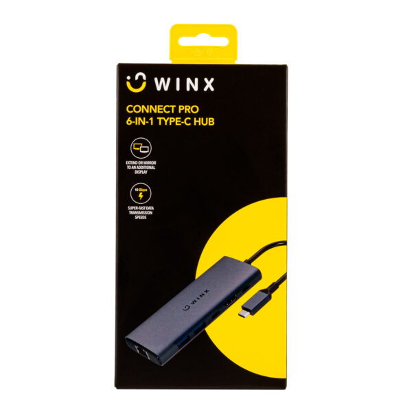 WINX CONNECT Pro 6-in-1 Type-C Hub - Syntech