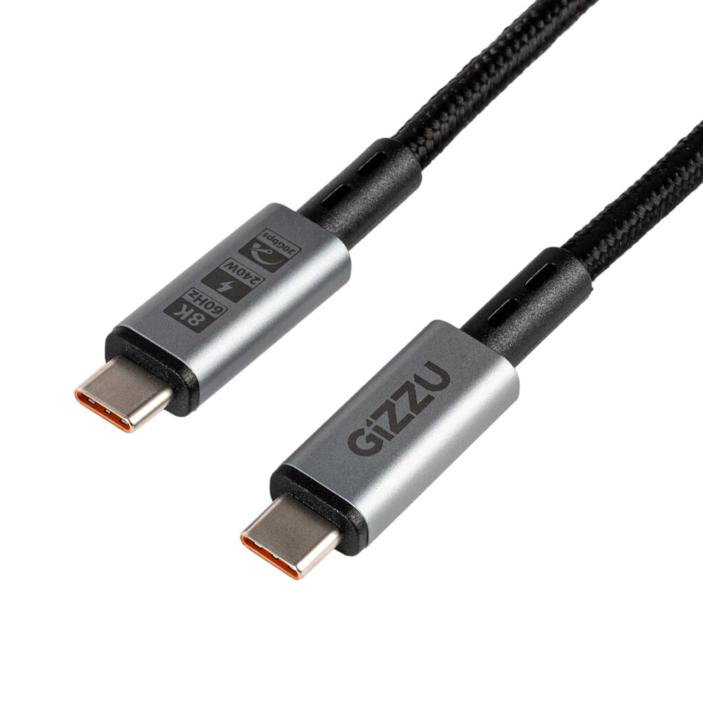 GIZZU 240W 20Gbps Type-C 2m Cable - Image 1