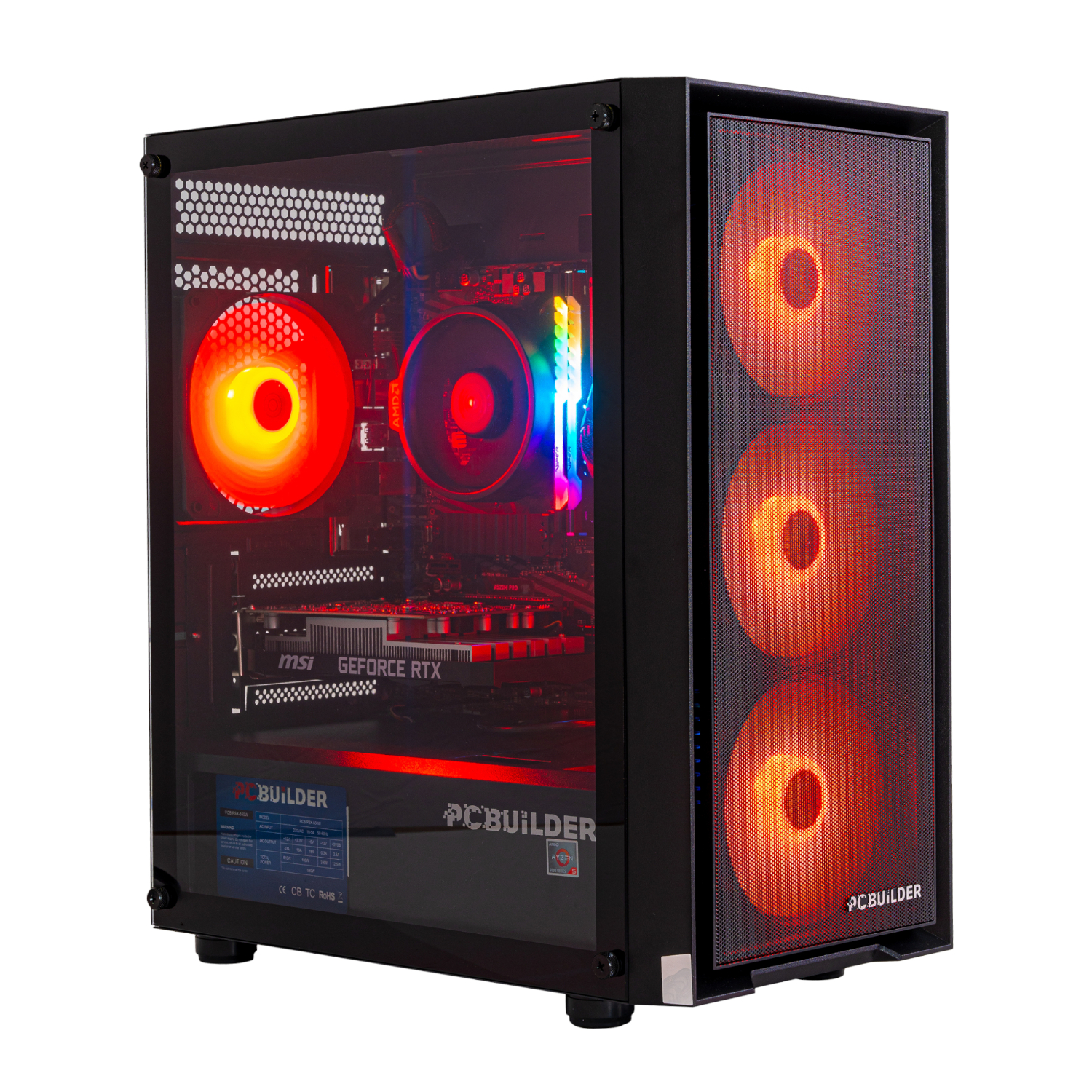 PCBuilder Ryzen 5 5500 SCOUT Windows 11 Gaming PC - Syntech