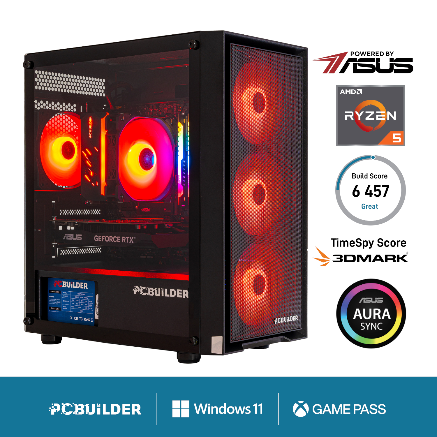 PCBuilder Ryzen 5 5600X SENTINEL Windows 11 Gaming PC – Syntech