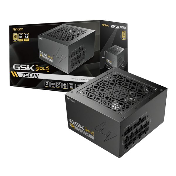 Antec GSK 750W PCIe 5.1 Gen5 80 PLUS Gold Fully Modular Power