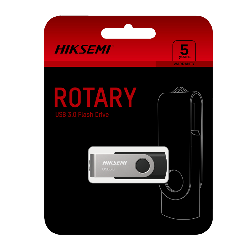SSI 社 4G-X-M200R HIKSEMI Rotary Series 64GB USB3.0 Flash Drive - Syntech