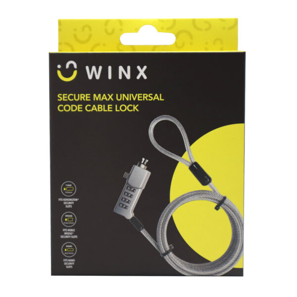 WINX Secure Max Universal Code Cable Lock - Syntech