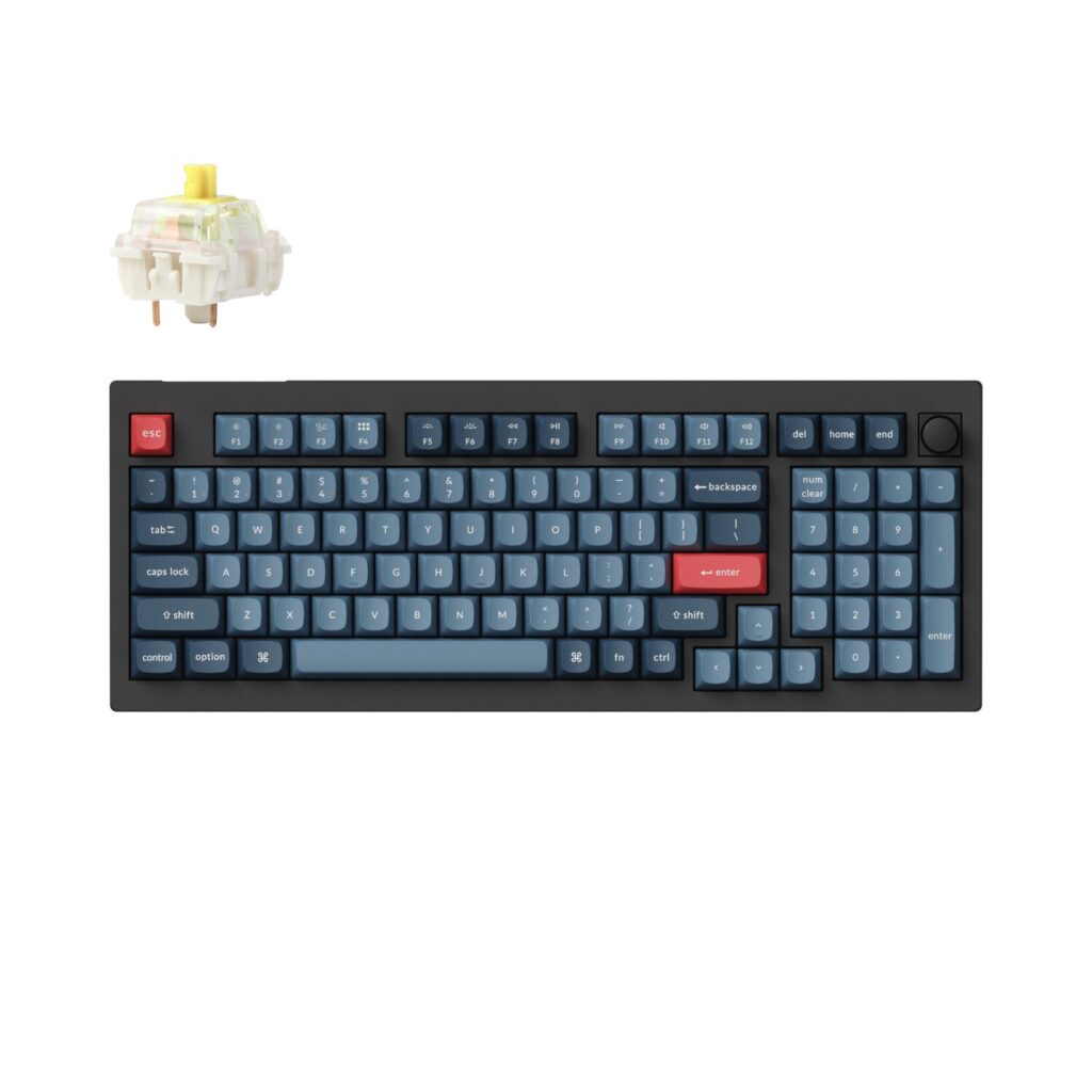 Keychron V5 Max Wireless Custom Keyboard - BANANA Switch - Image 1