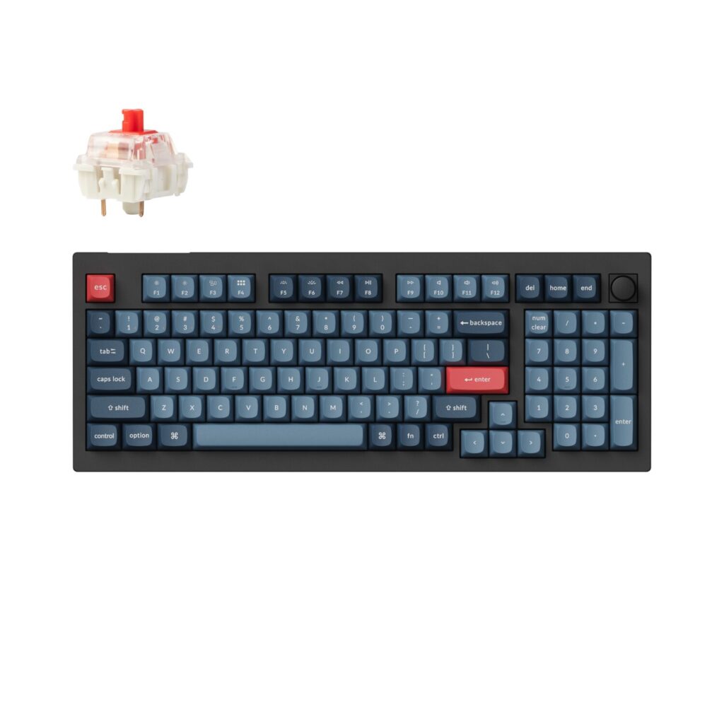 Keychron V5 Max Wireless Custom Keyboard - RED Switch - Image 2
