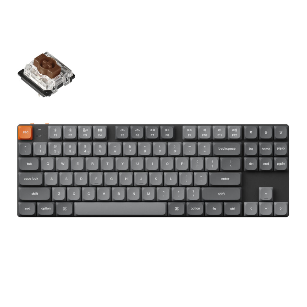 Keychron K1 Max QMK/VIA 80% Wireless Custom Mechanical Keyboard | BROWN Switches - Image 5