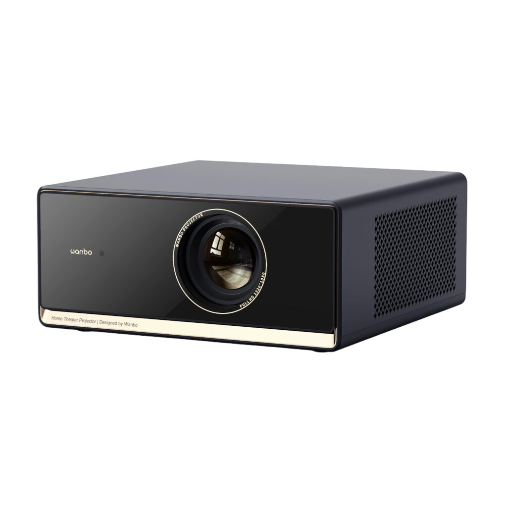 WANBO X5 Pro Full HD Smart Projector (1080p, 1100 ANSI Lumens, Android TV, ASA 3.0, 5GHz Wi-Fi, Autofocus) - Image 1