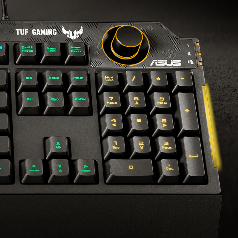 Asus TUF Gaming K1 Full-size RGB Gaming Keyboard 6