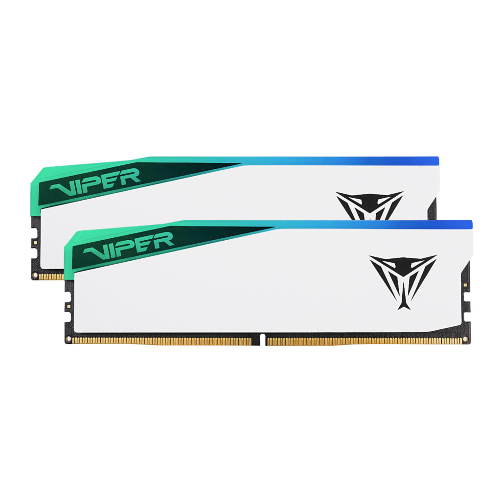 Patriot Viper Elite 5 RGB 32GB 6000MHz DDR5 Desktop Gaming Memory Kit - White - Image 4