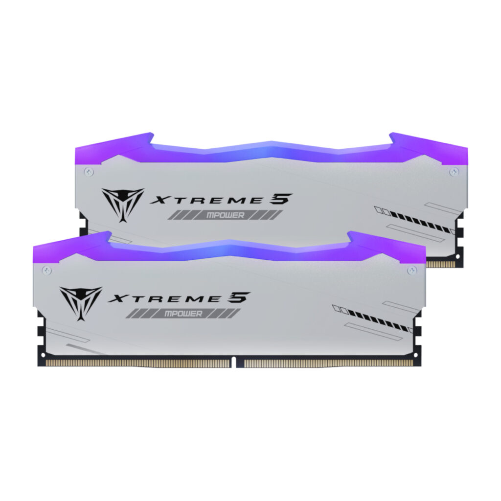 Patriot Viper Xtreme 5 RGB MPower 32GB 6000MHz DDR5 Desktop Gaming Memory Kit - Silver - Image 2