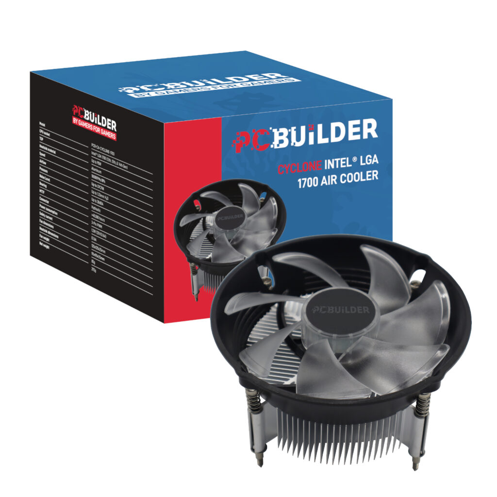 PCBuilder CYCLONE Intel® LGA 1700 Air Cooler - Image 2