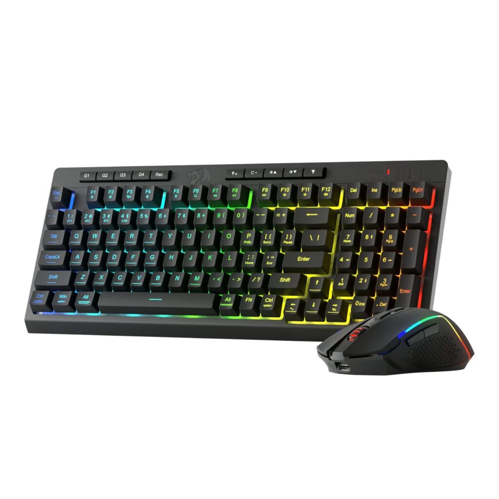Redragon RYLO PRO S142 Tri-Mode RGB Gaming Keyboard and Mouse Combo - Image 4