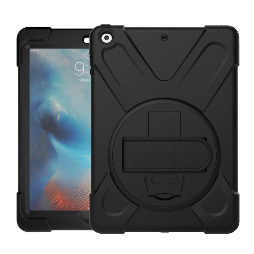 Port Designs Pro Shock 360 Rugged Protective and Rotative Folio for Samsung Galaxy Tab A9+ - Black - Image 2
