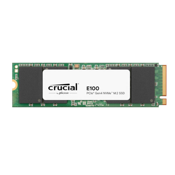 Crucial E100 480GB PCIe Gen4 2280 NVMe M.2 SSD - Tray version