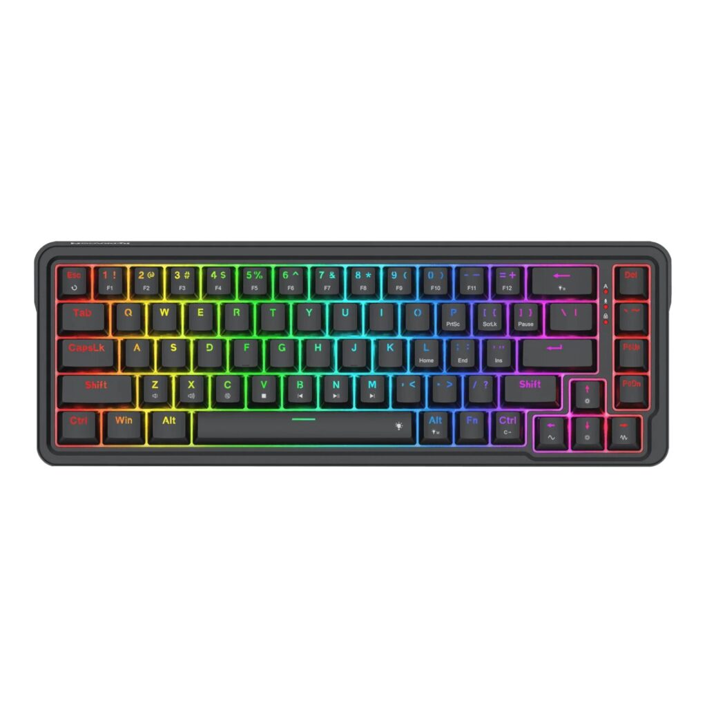 Redragon NOVA K709 65% Wired Gasket RGB Gaming Keyboard - Black - Image 3