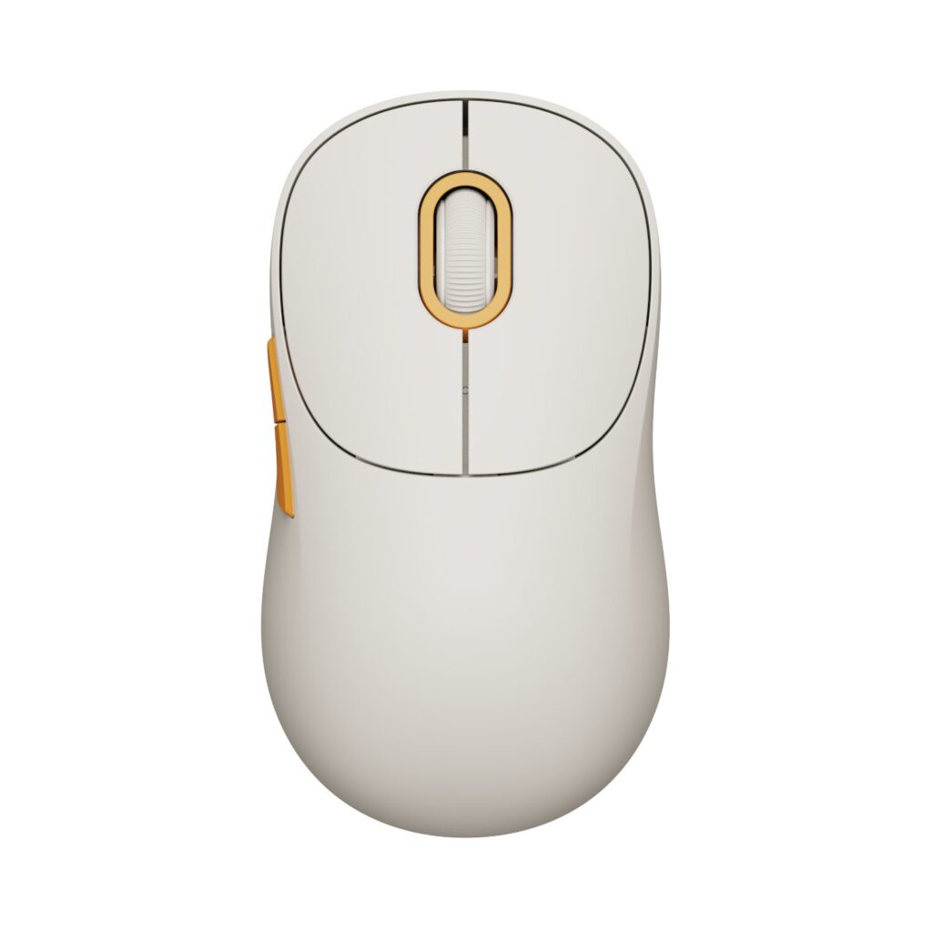 Xiaomi Wireless Mouse 3, Dual-Mode Bluetooth, 1200DPI Sensor - Off-White - Image 1
