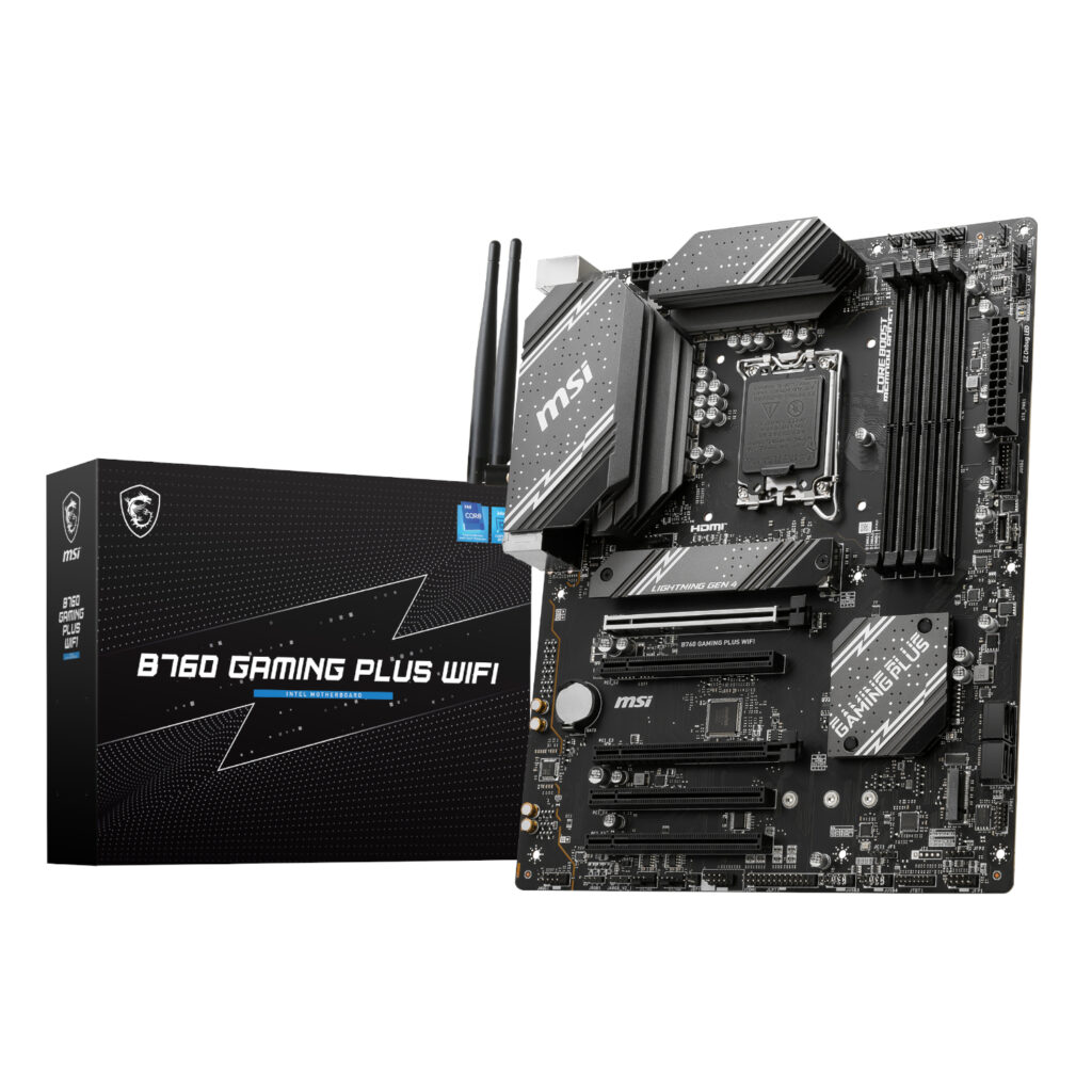 MSI B760 GAMING PLUS WIFI DDR5 LGA1700 ATX Motherboard - Image 3