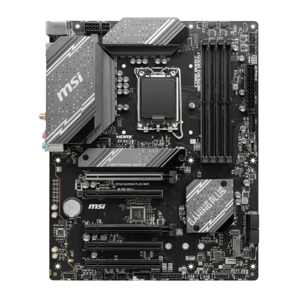 MSI B760 GAMING PLUS WIFI DDR5 LGA1700 ATX Motherboard - Syntech