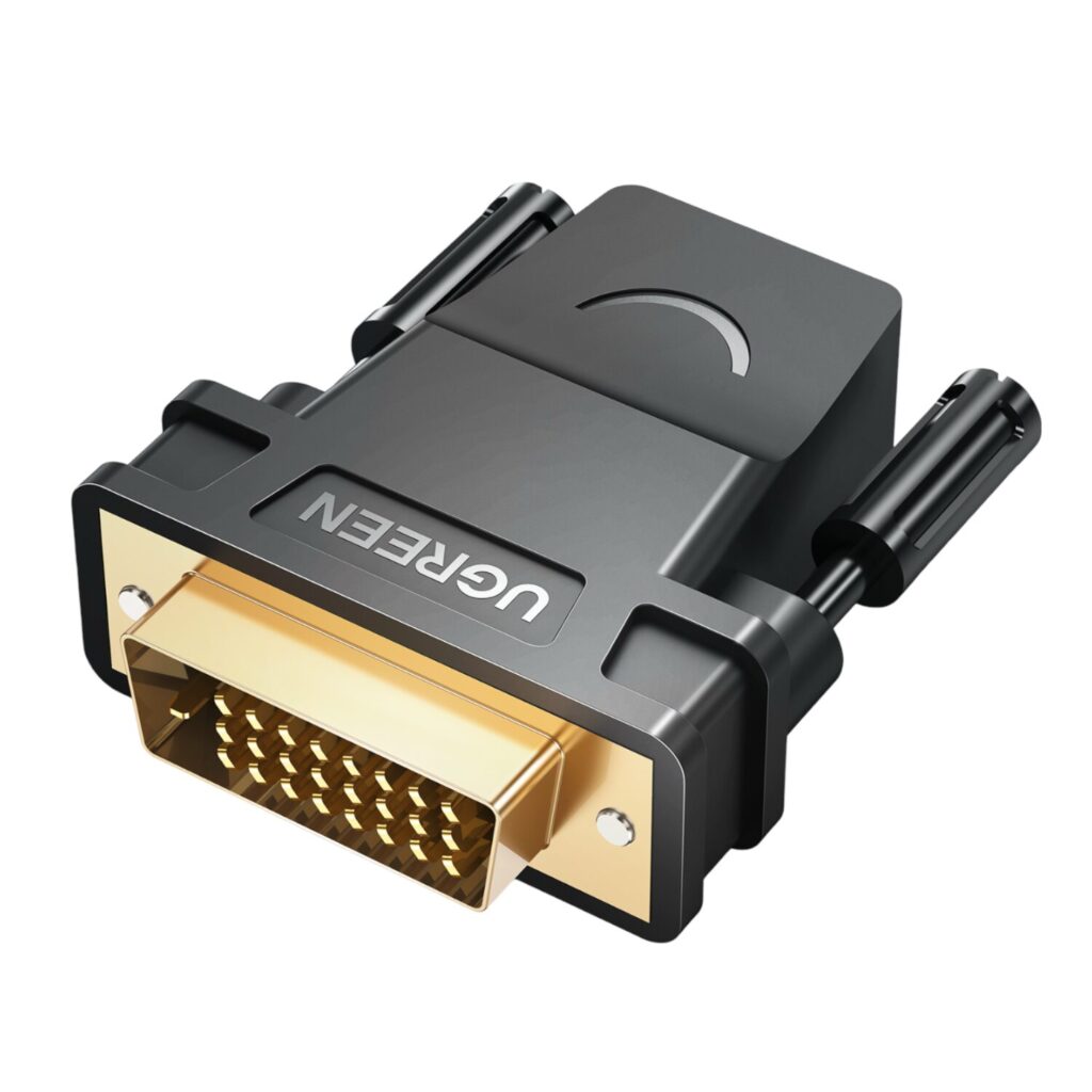 UGREEN 20124-20124 DVI (24+1) Male to HDMI Female Adapter - Black - Image 3