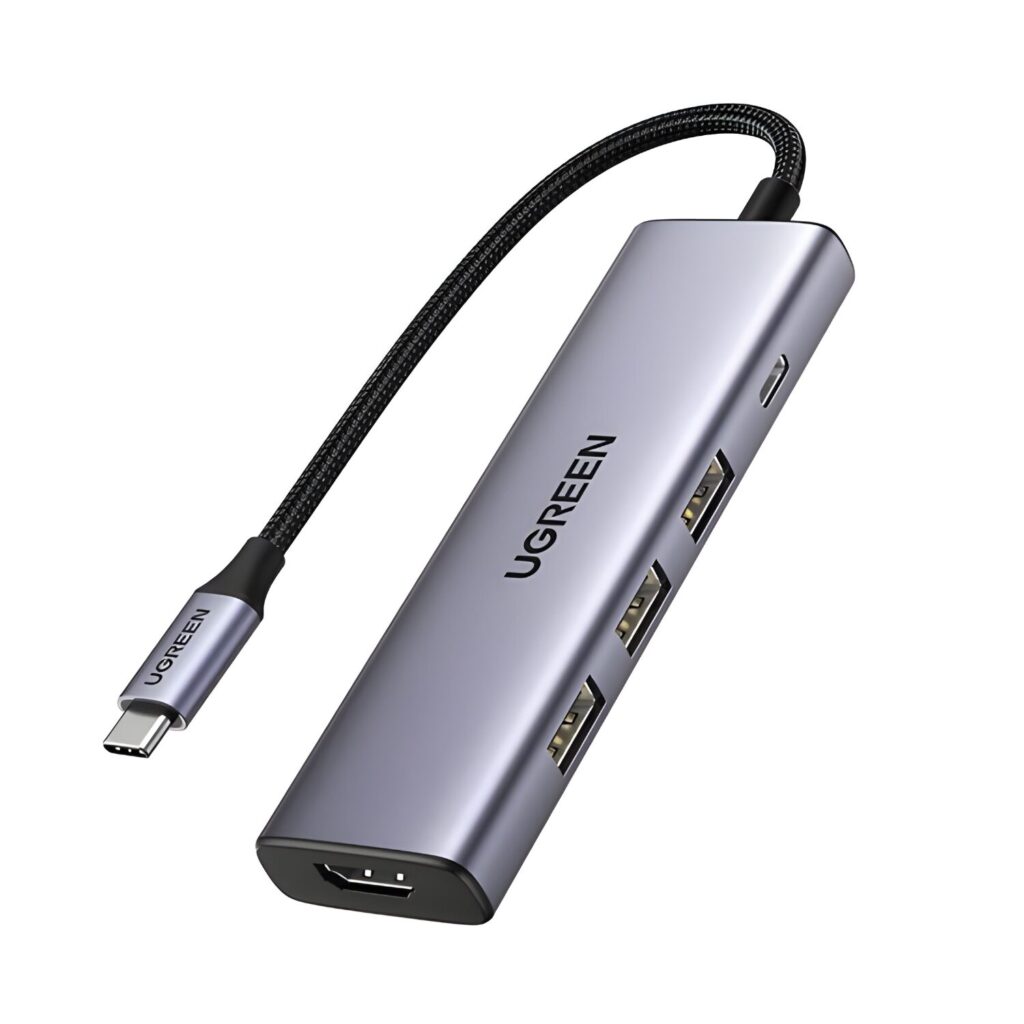 UGREEN Revodok 5-in-1 Type-C Hub | 4K HDMI | Type-C | USB3.0 - Image 5