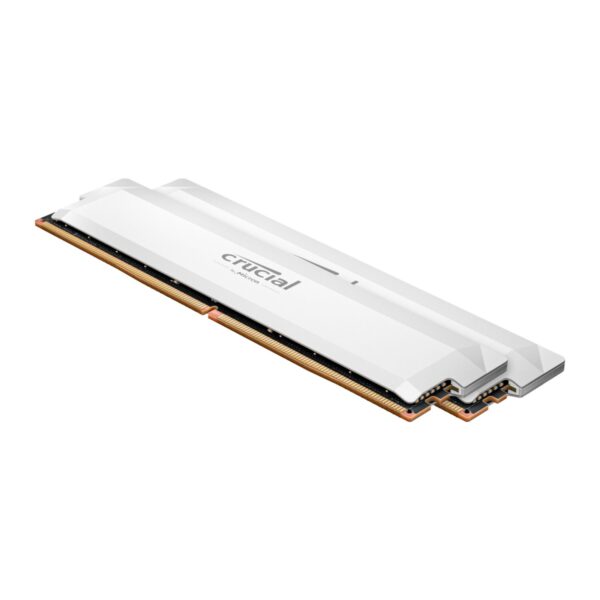 Crucial Pro DDR5-6000 64GB Overclocking Memory Kit - White - Syntech