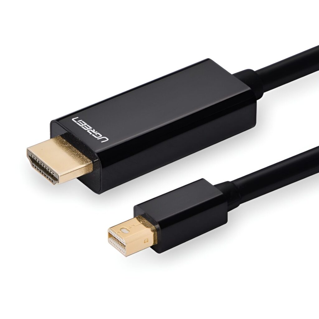 UGREEN Mini DisplayPort Male to 4K@30Hz HDMI Cable 1.5m - Black - Image 2