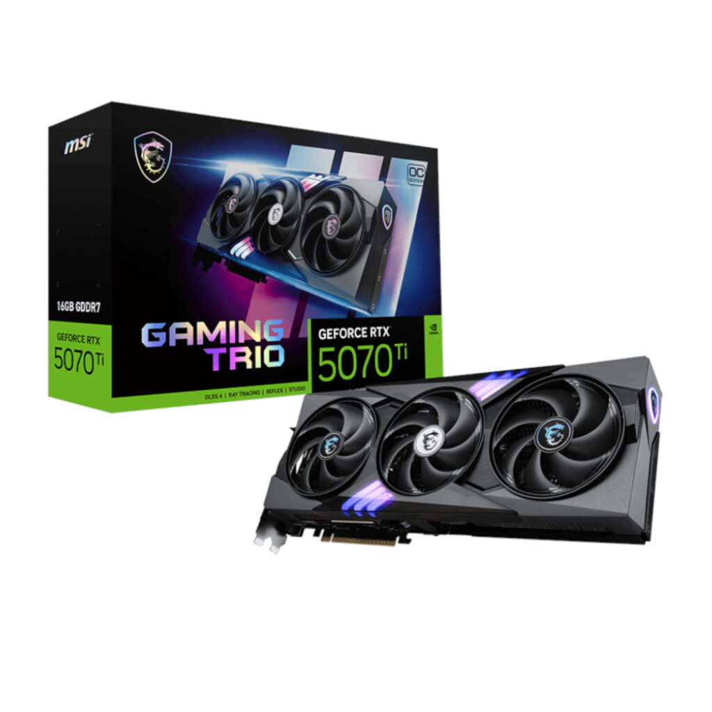 MSI GeForce RTX 5070 Ti GAMING TRIO OC PLUS 16G Graphics Card - Image 1