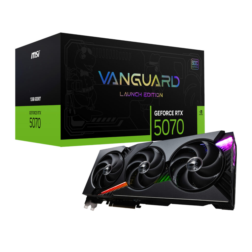 MSI GeForce RTX 5070 VANGUARD SOC Launch Edition 12GB Graphics Card - Image 4