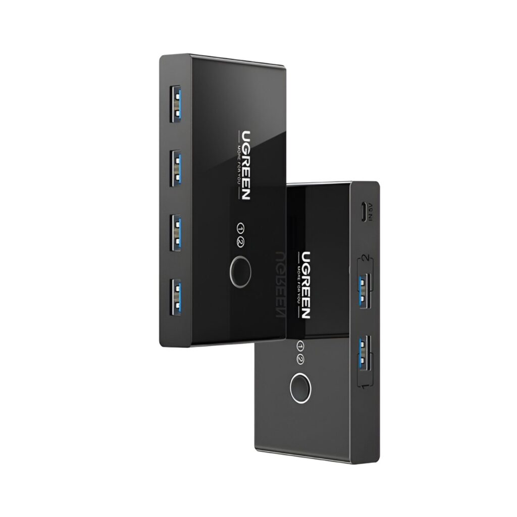 UGREEN USB 3.0 4-Port Switch Box, with 1.5m USB Cables - Image 5