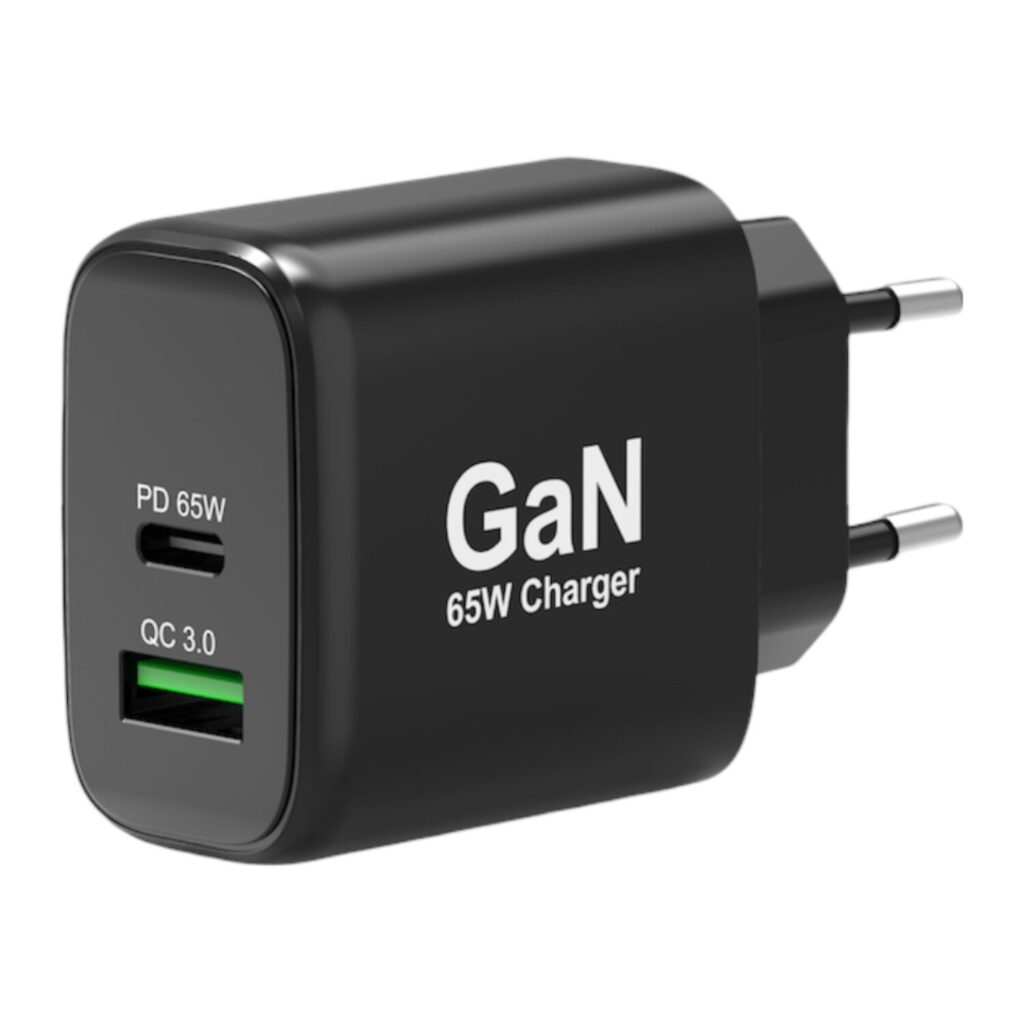 Port Connect 65W GaN Type-C and USB-A Fast Charger - Image 2