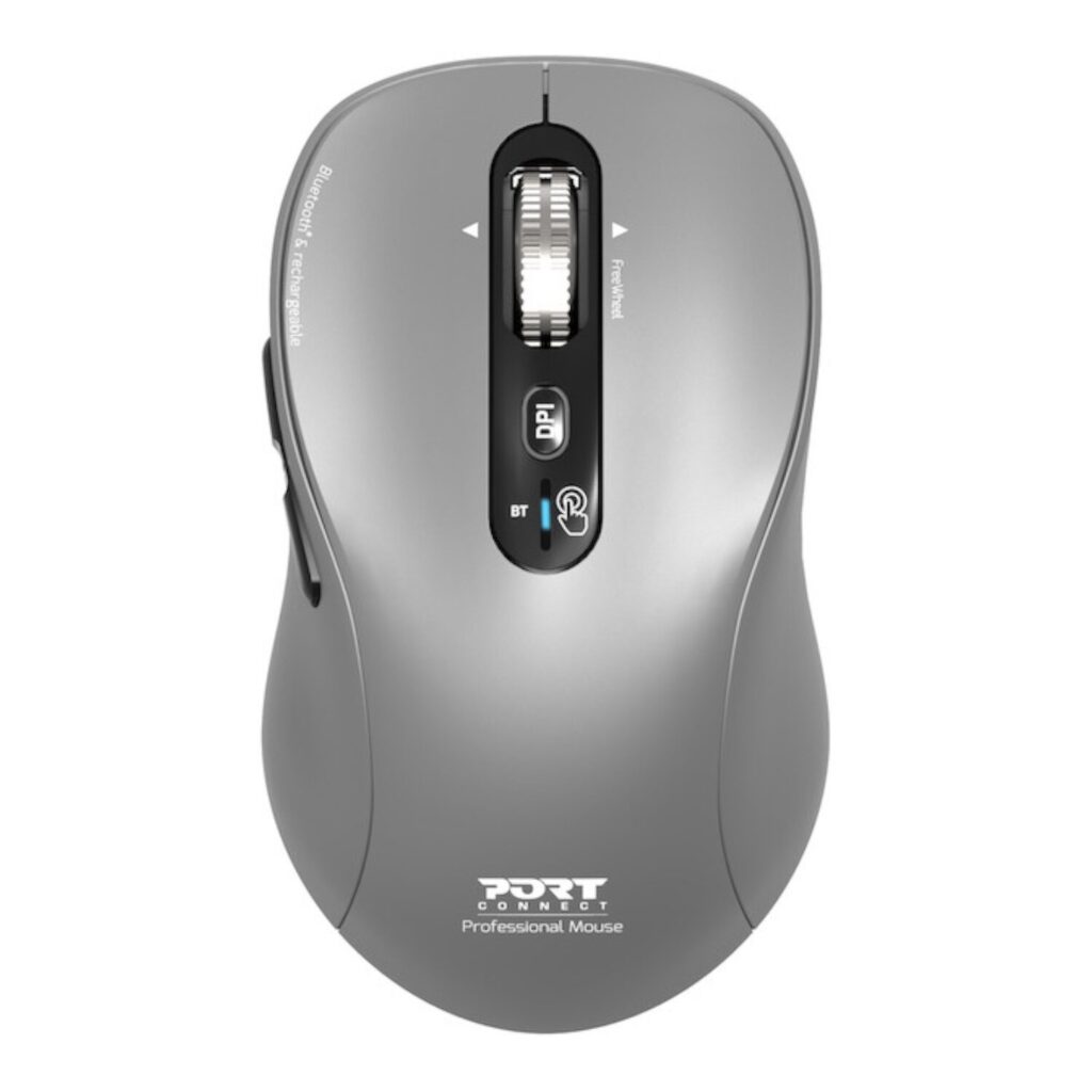 Port Connect Wireless Bluetooth Expert and Mac Mouse - Grey - Image 3