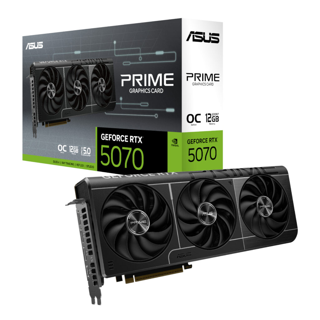 ASUS PRIME GeForce RTX™ 5070 12GB GDDR7 OC 12GB Graphics Card - Image 1