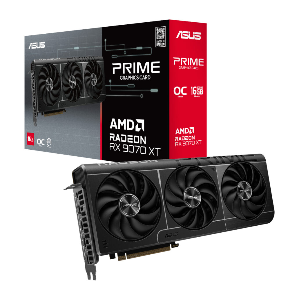 Asus Prime Radeon RX9070 XT OC Edition 16GB GDDR6 Graphics Card - Image 3
