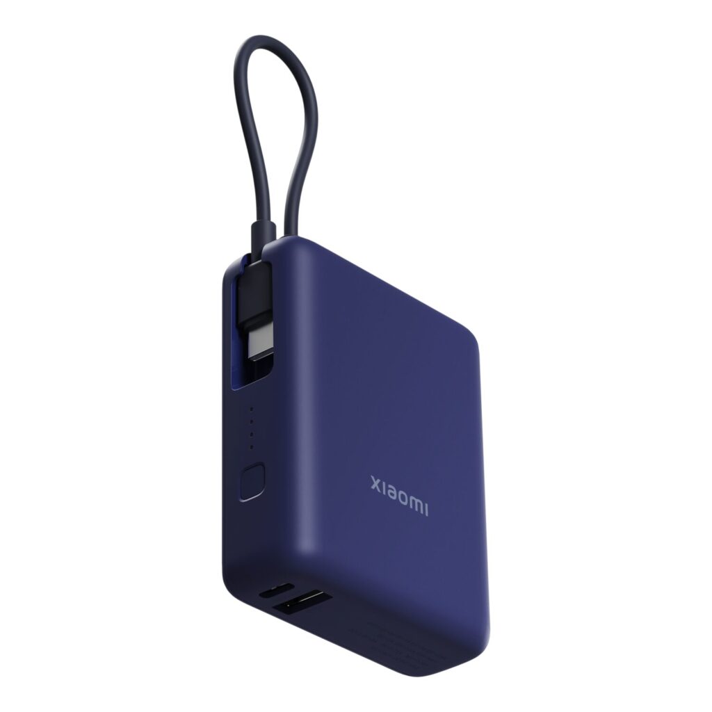 Xiaomi 33W Power Bank 10000 (Integrated Cable) - Blue - Image 1