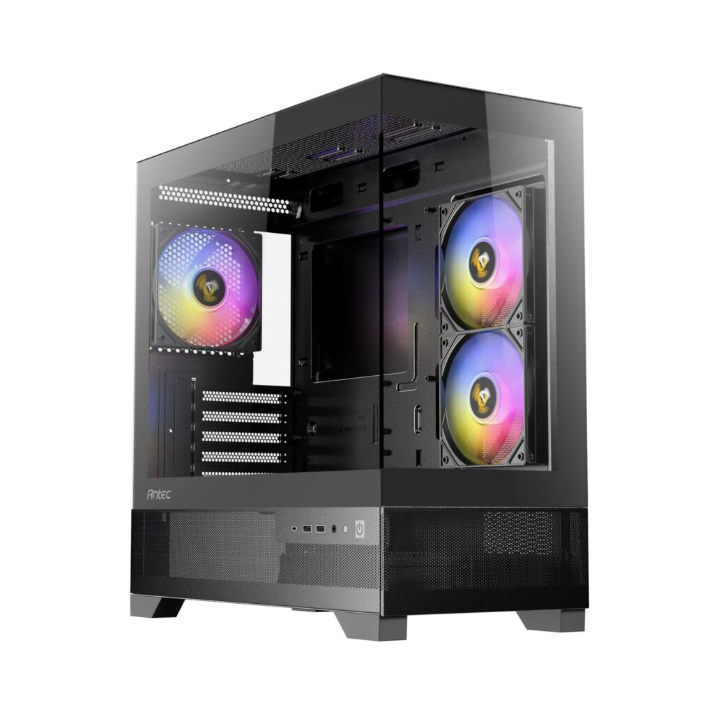 Antec CX500M ARGB Gaming Chassis | M-ATX | ITX | Type-C - Black - Image 4