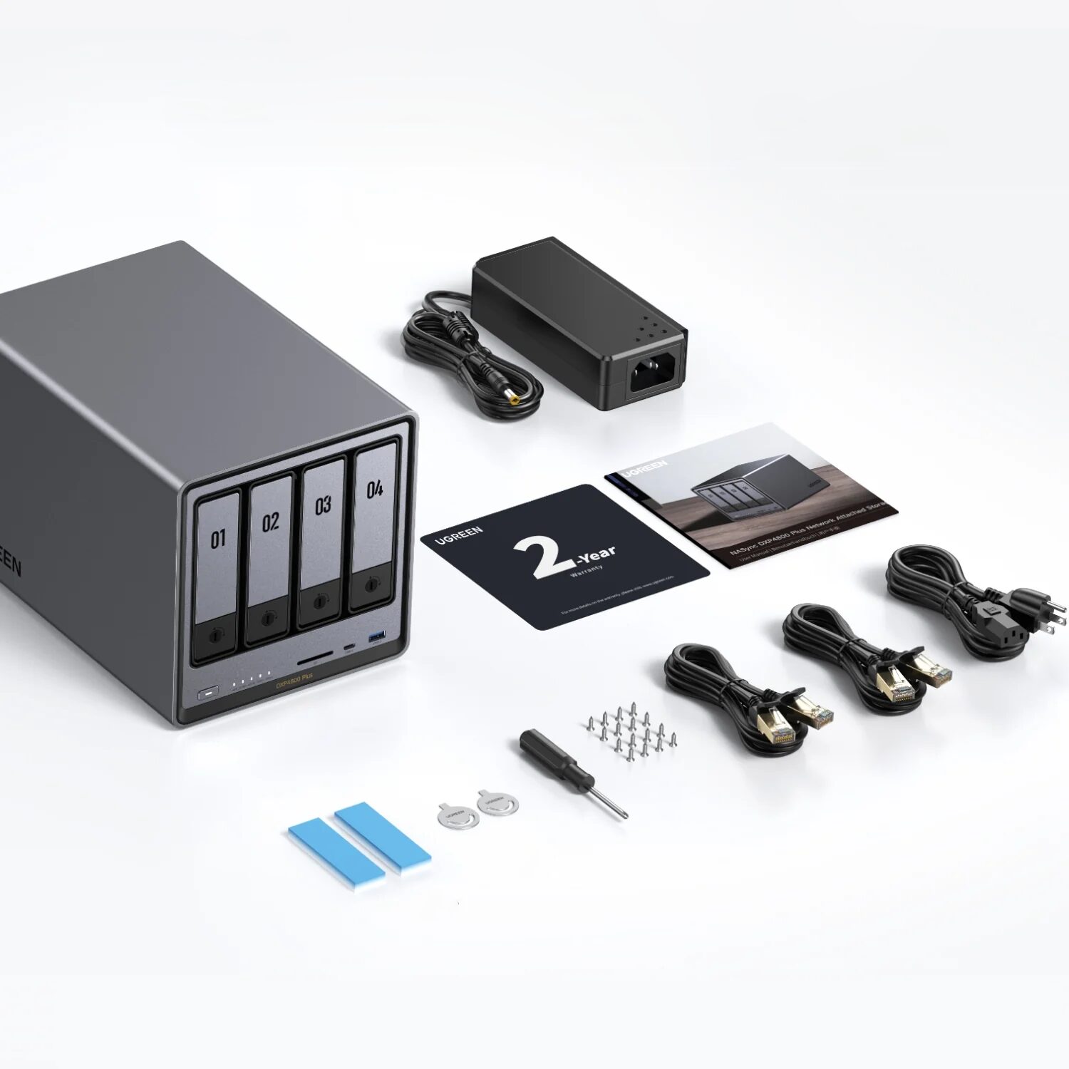 【未開封】UGREEN NASync DXP4800 Plus NAS UGREEN NASync DXP4800 Plus 4-Bay NAS – Syntech