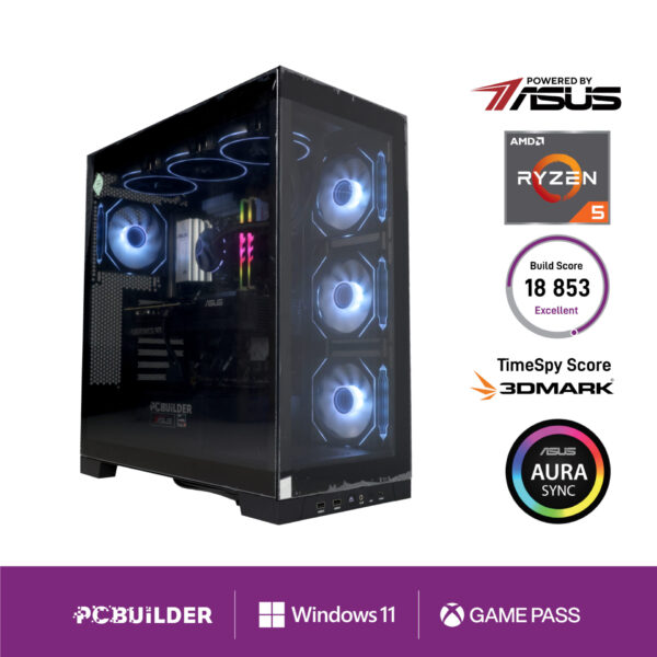 PCBuilder Ryzen 5 5500 SCOUT Windows 11 Gaming PC - Syntech