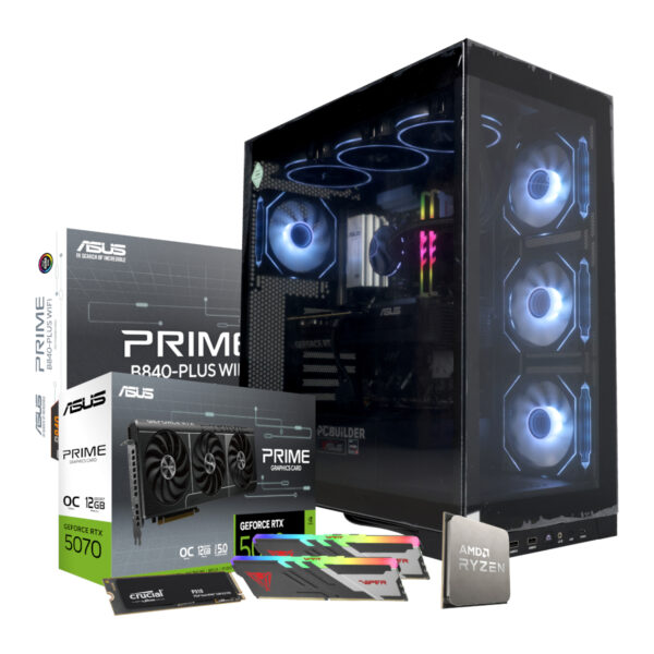 PCBuilder Ryzen 5 7600 MAVERICK Windows 11 Gaming PC - Syntech
