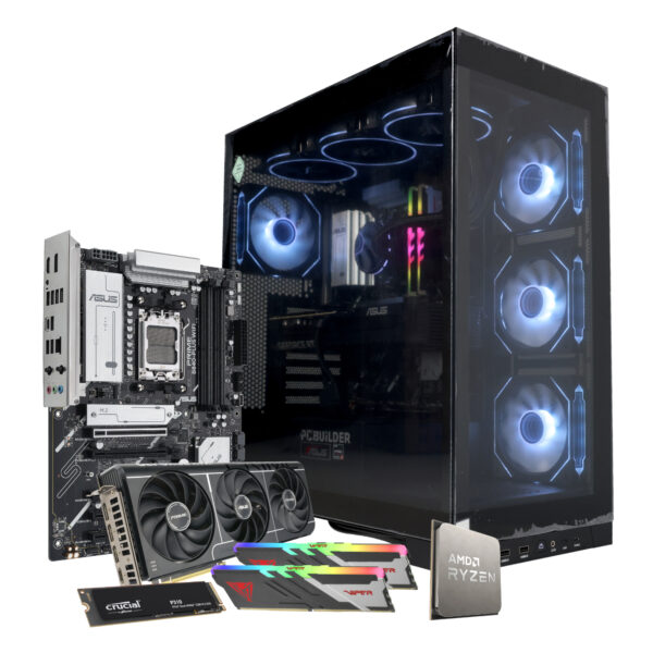 PCBuilder Ryzen 5 7600 MAVERICK Windows 11 Gaming PC - Syntech