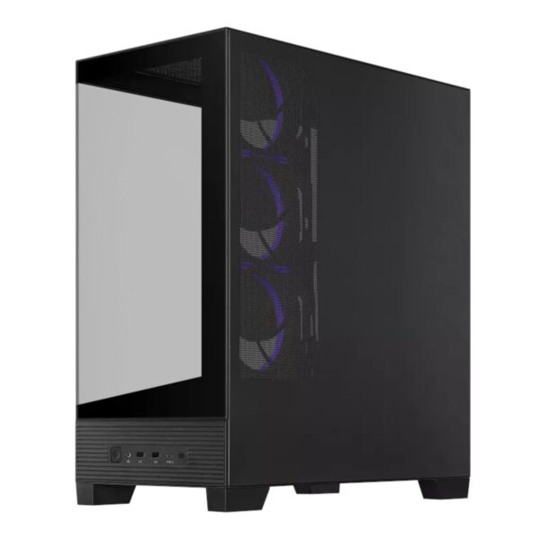 Asus A31 PLUS Mid Tower ATX Chassis - Black - Syntech