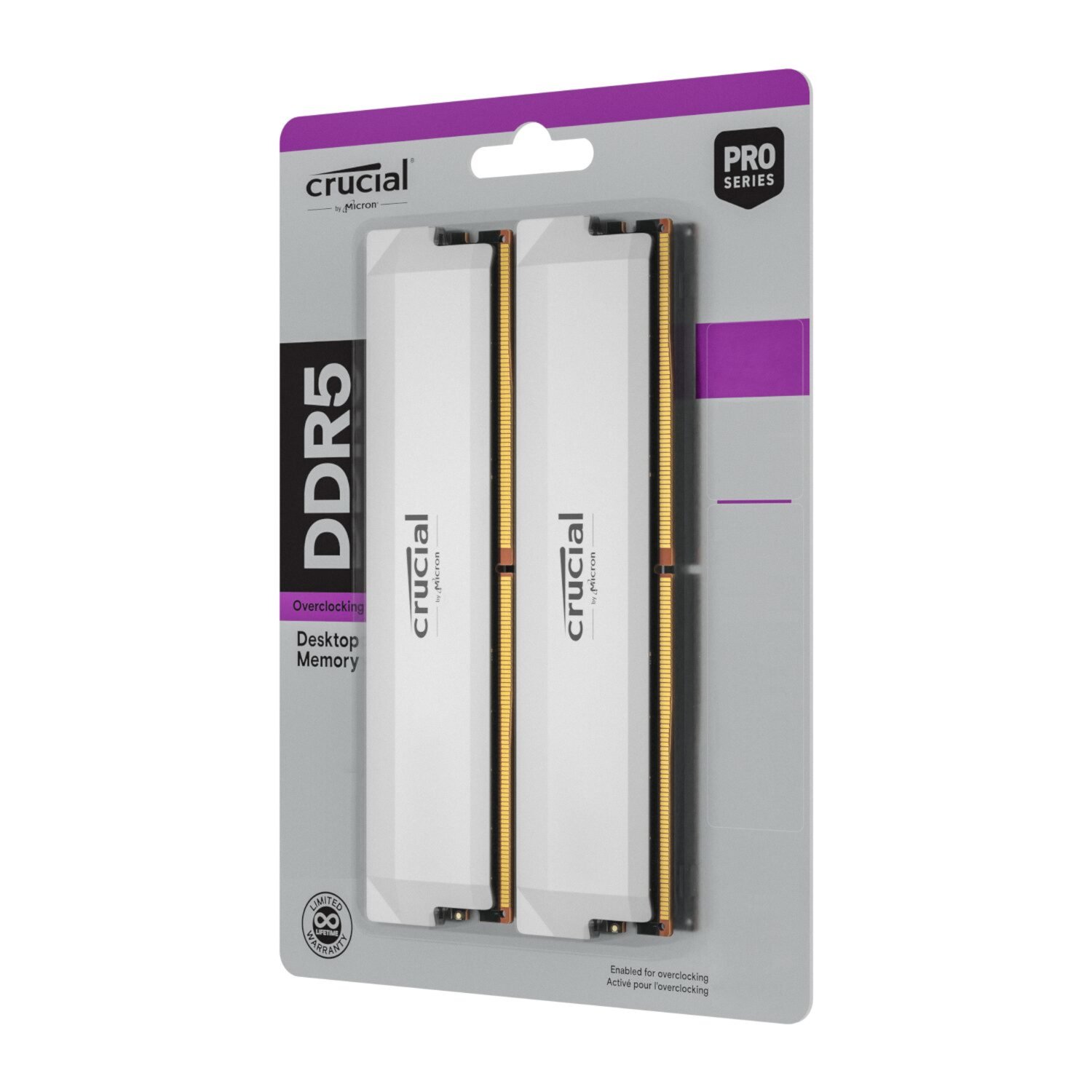 新品 Crucial PRO 16GB×2枚 DDR5-6000 32GB Crucial Pro DDR5-6000 32GB Kit (16GBx2) UDIMM: OC Gaming