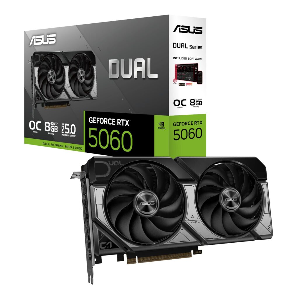 ASUS Dual GeForce RTX 5060 OC Edition 8GB GDDR7 Graphics Card - Image 2