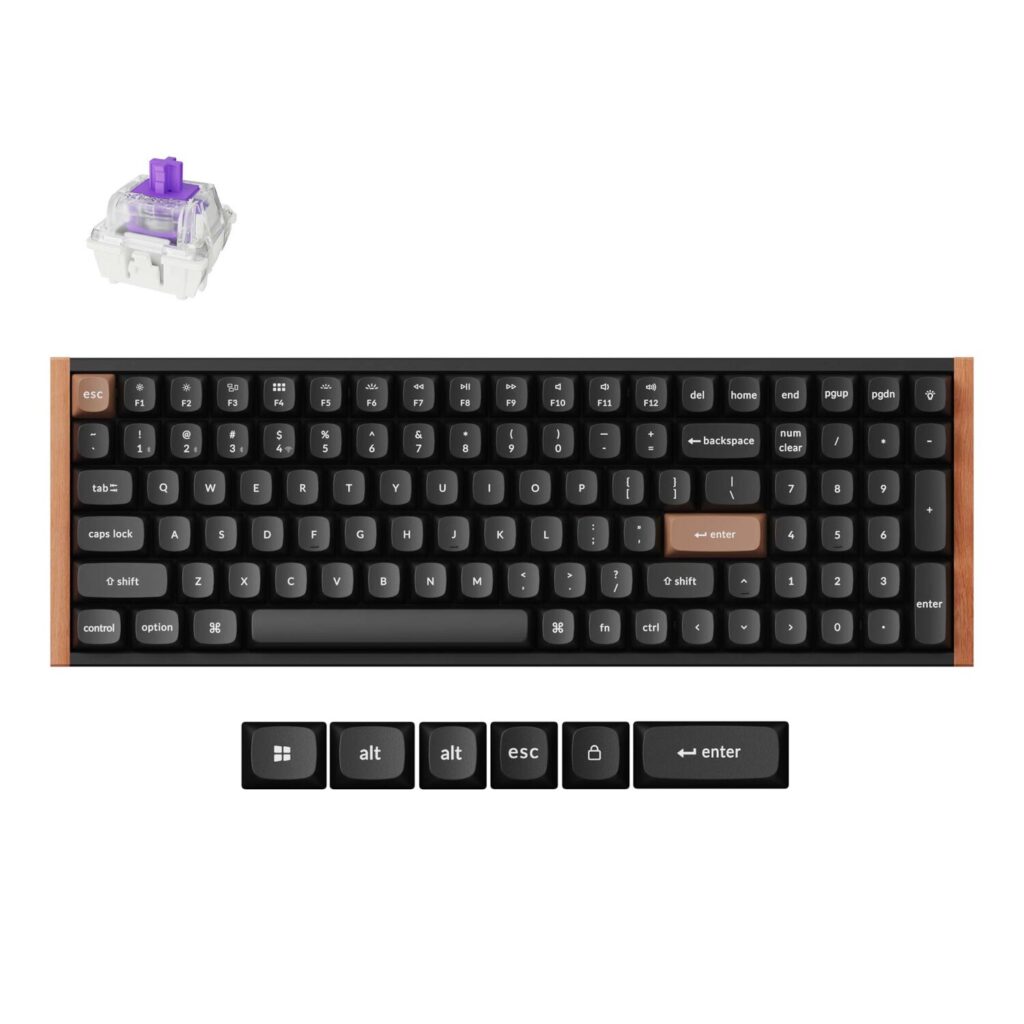 Keychron K4 HE Wireless Magnetic Switch Mechanical Keyboard (96% Layout, Gateron Hall Effect Switches) - Image 4