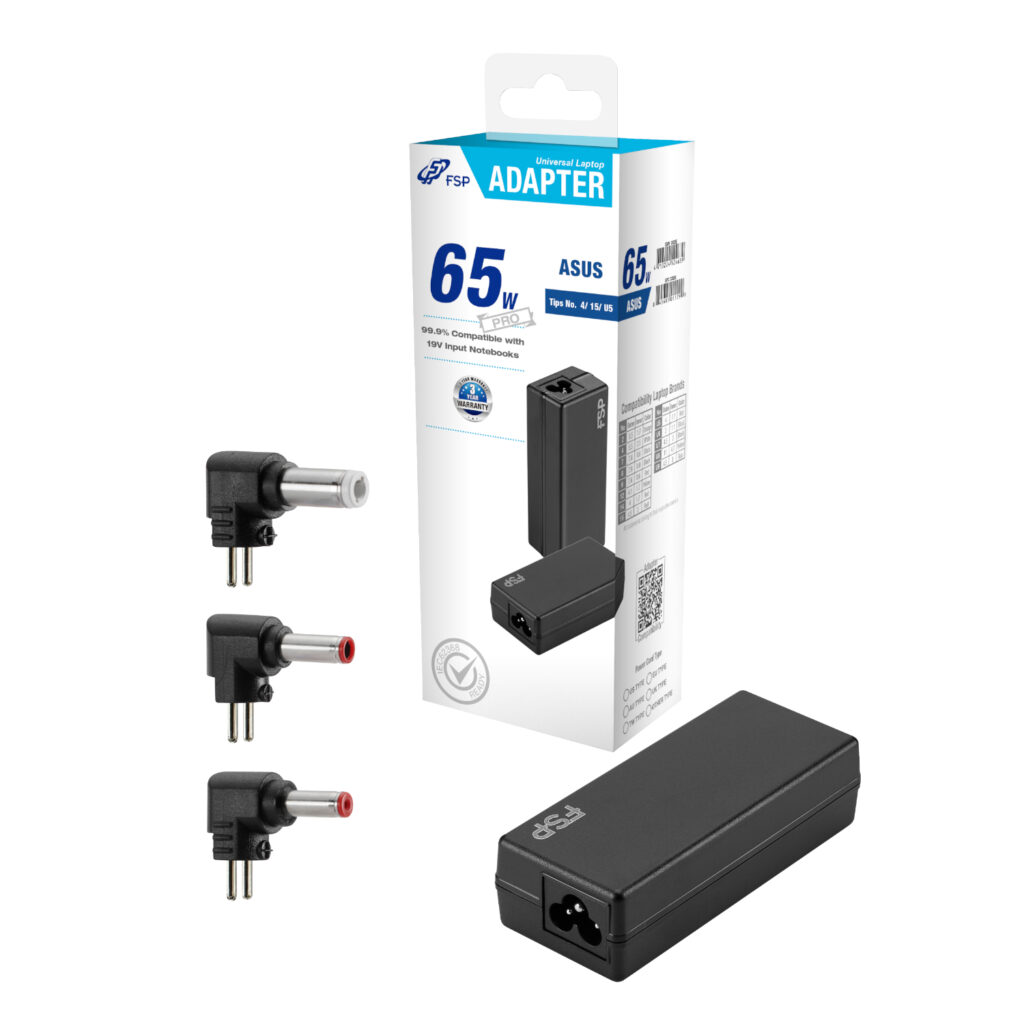 FSP PRO 65W Universal Laptop Adapter – Asus - Image 5