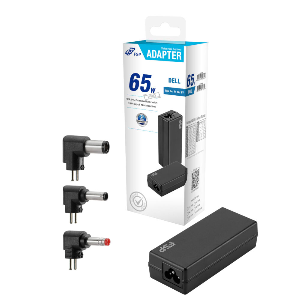 FSP PRO 65W Universal Laptop Adapter – Dell - Image 4