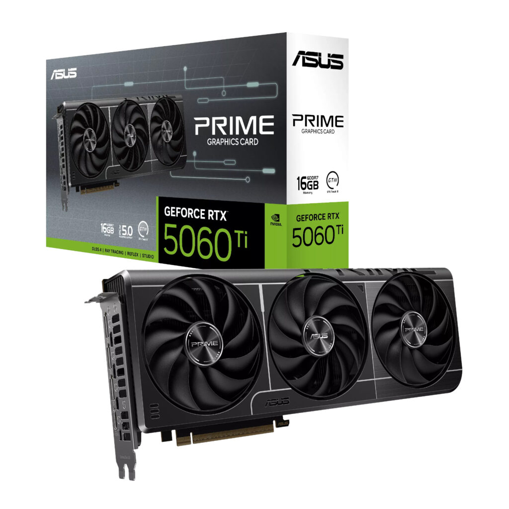 ASUS PRIME GeForce RTX 5060 Ti 16GB GDDR7 Graphics Card - Image 1