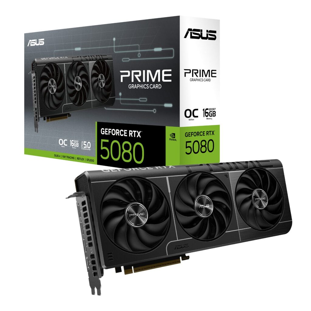 ASUS PRIME GeForce RTX 5080 16GB OC Edition GDDR7 Graphics Card - Image 2