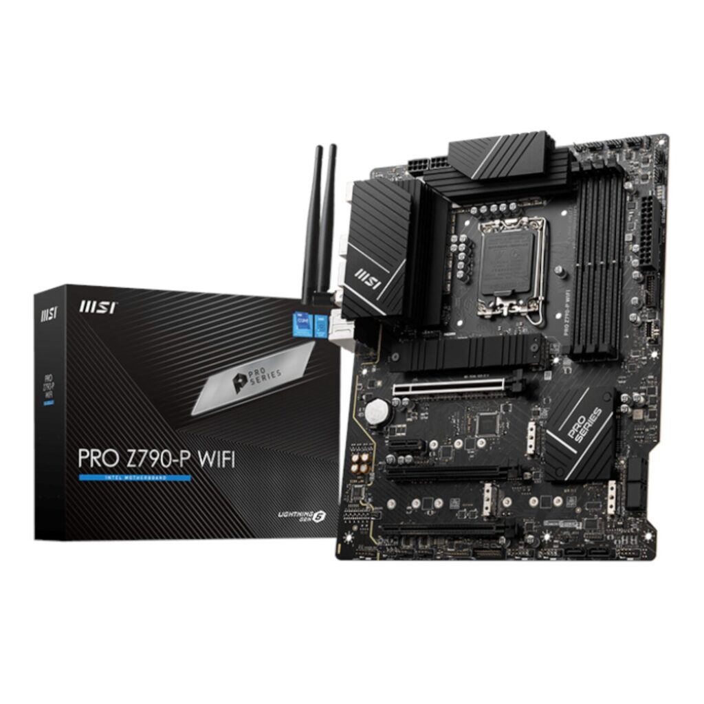 MSI PRO Z790-P WIFI Motherboard – Intel Z790, Wi-Fi 6E, DDR5, ATX - Image 1